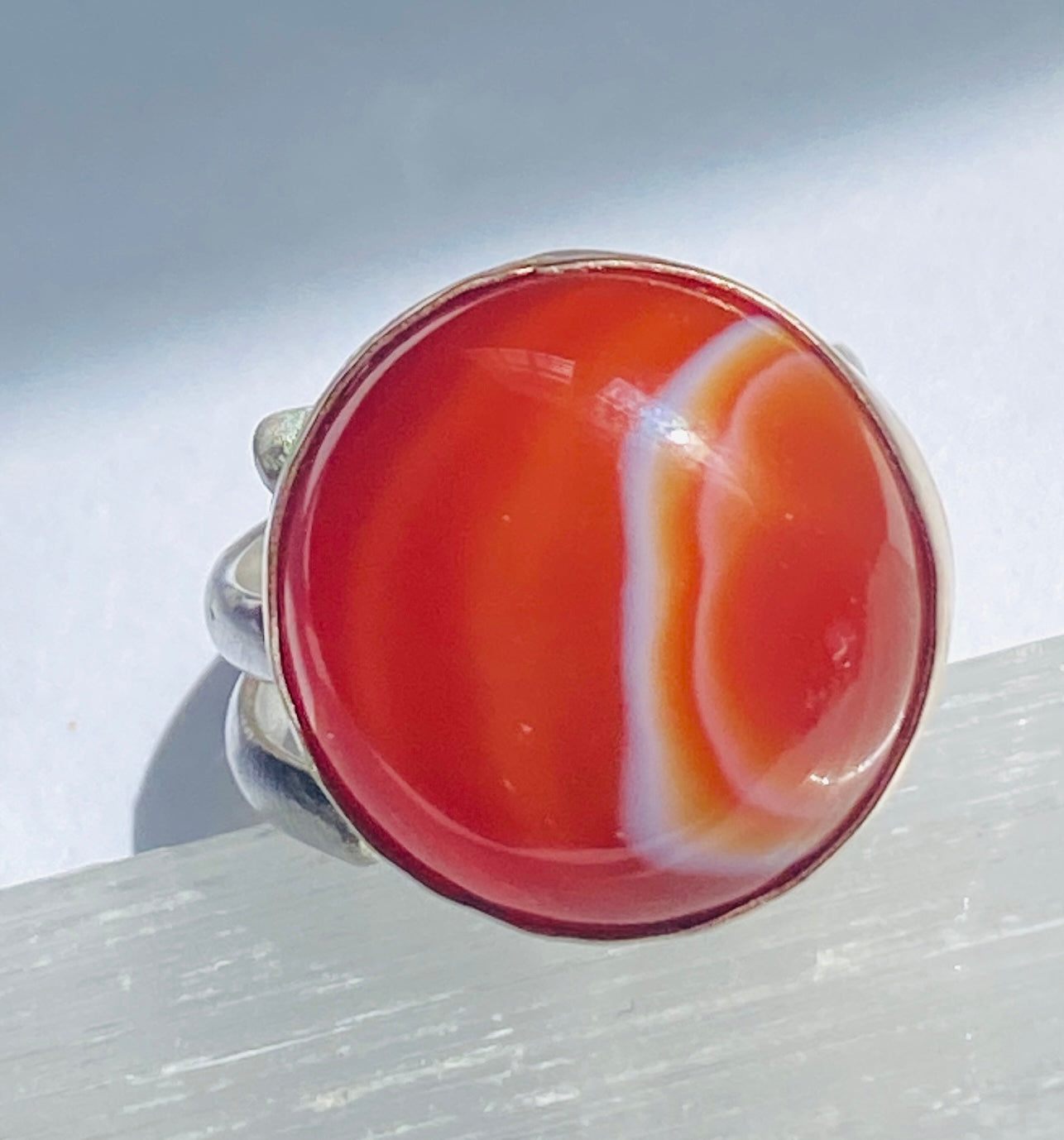 Banded Agate Ring
