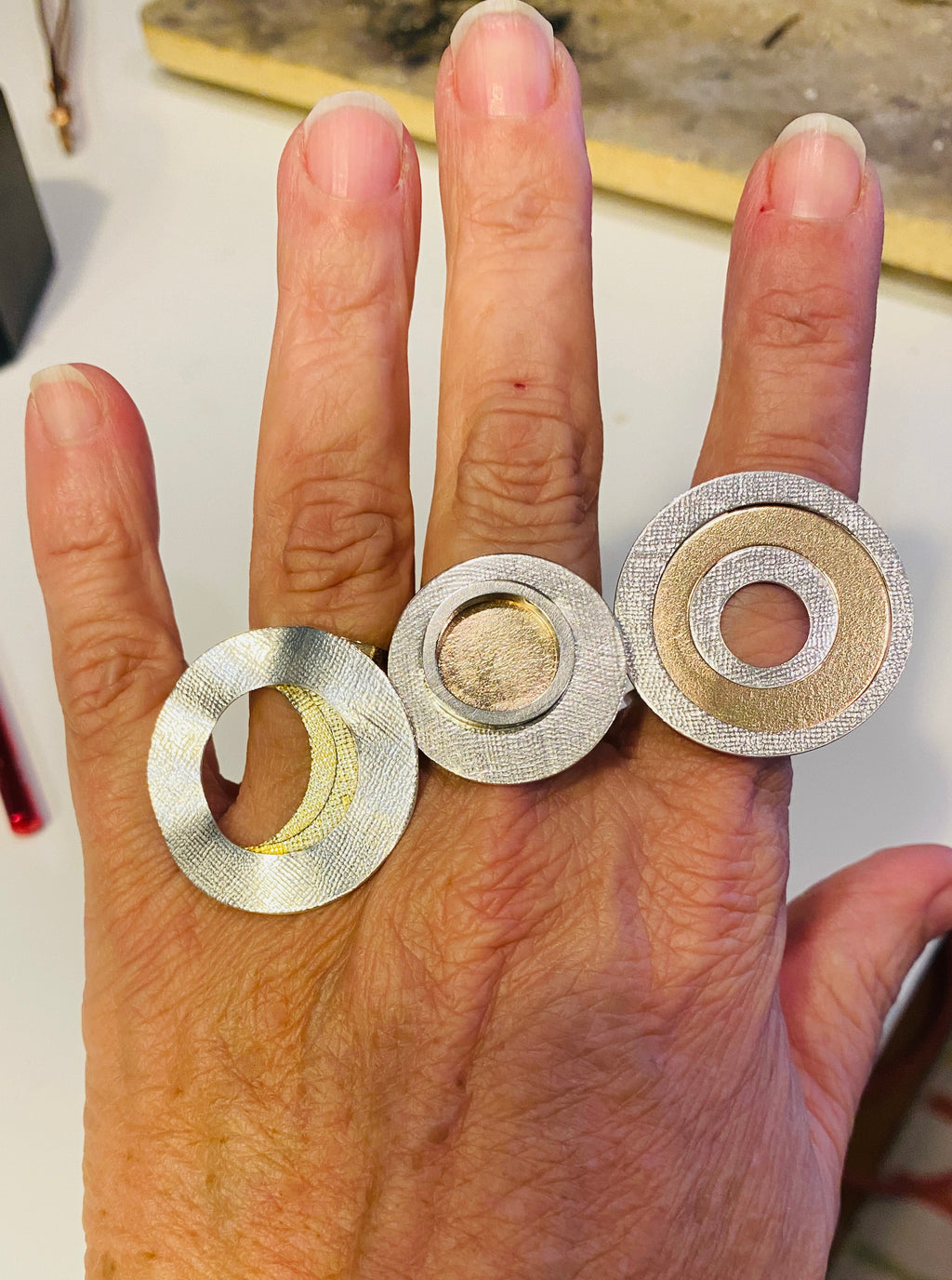Triple Circle Ring