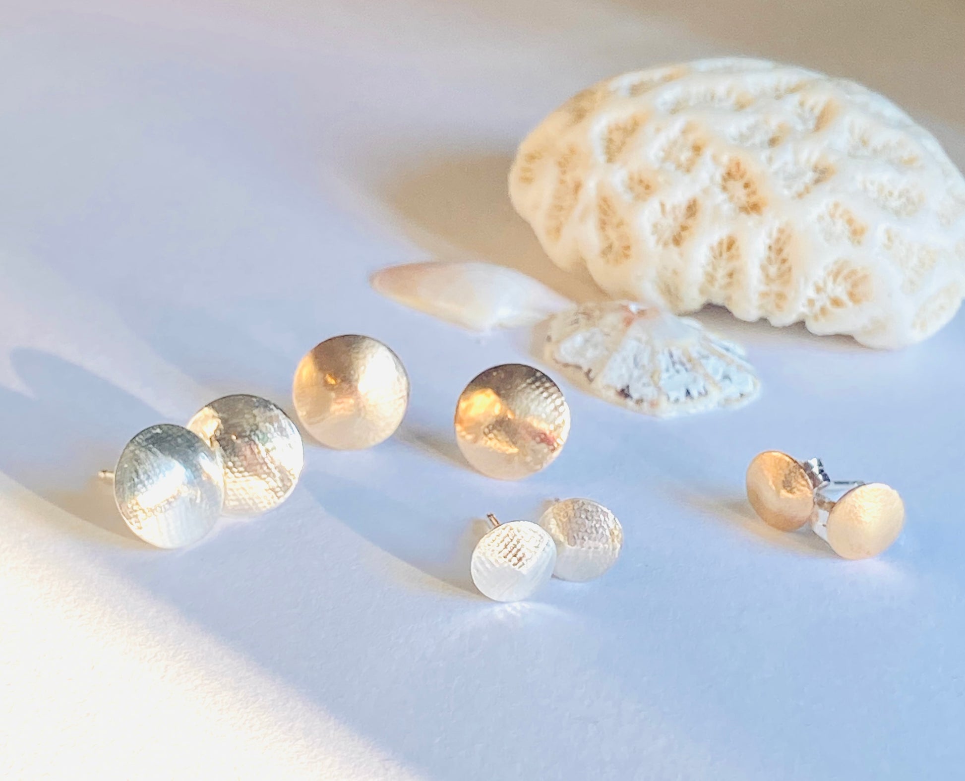 Tiny and Teeny Tiny round studs