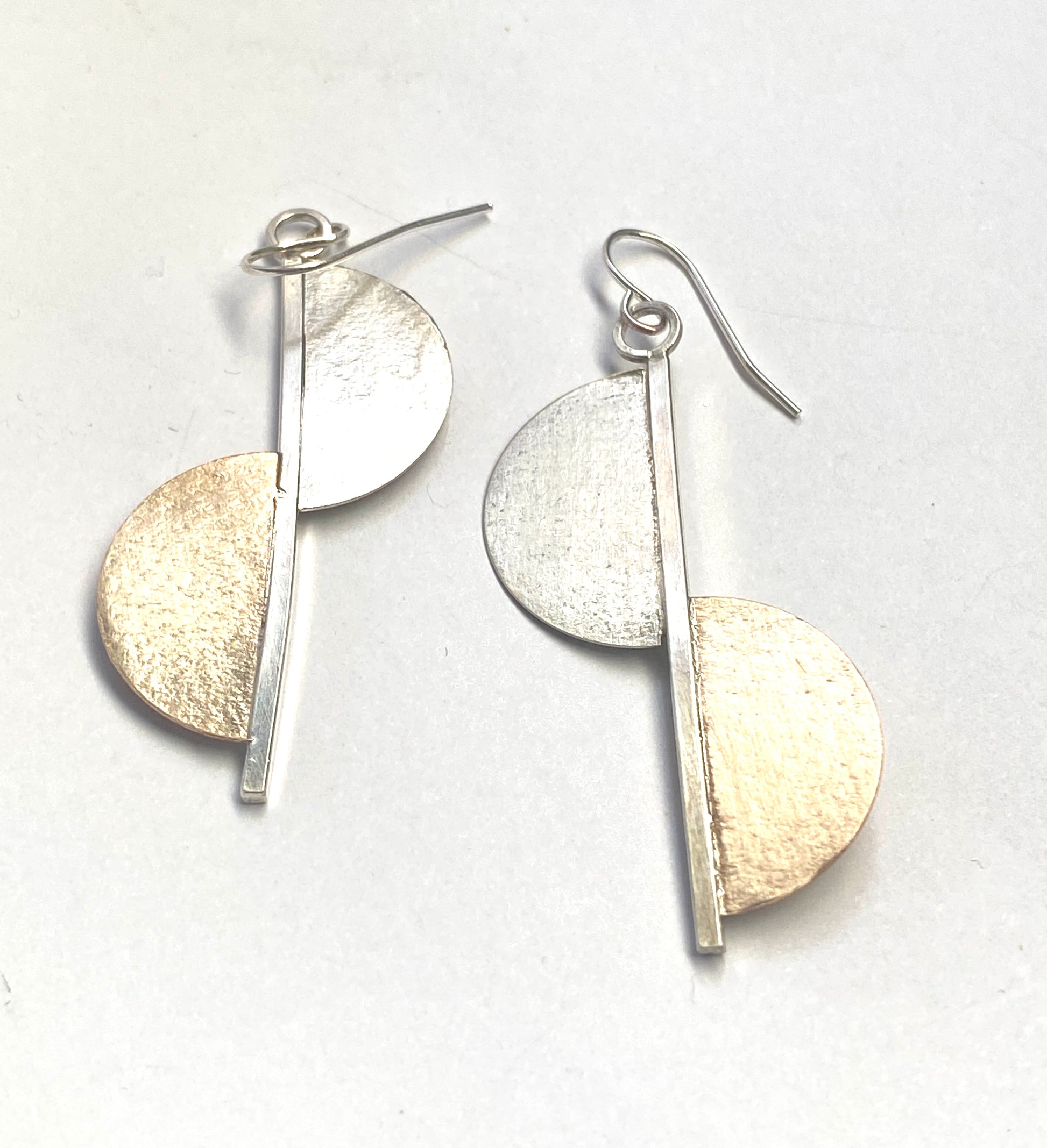 Sliding Circle Earrings