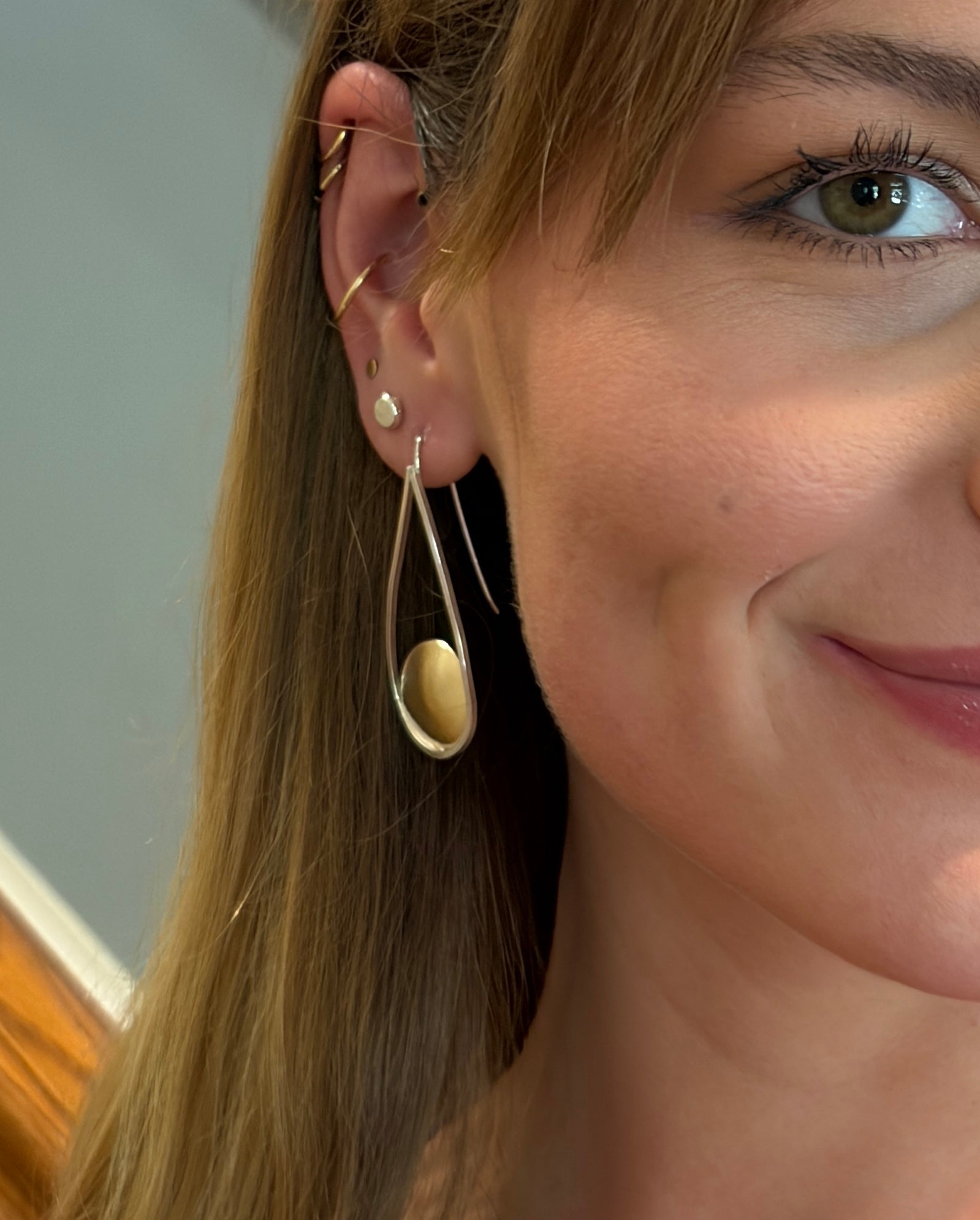 Gold Drop Earrings