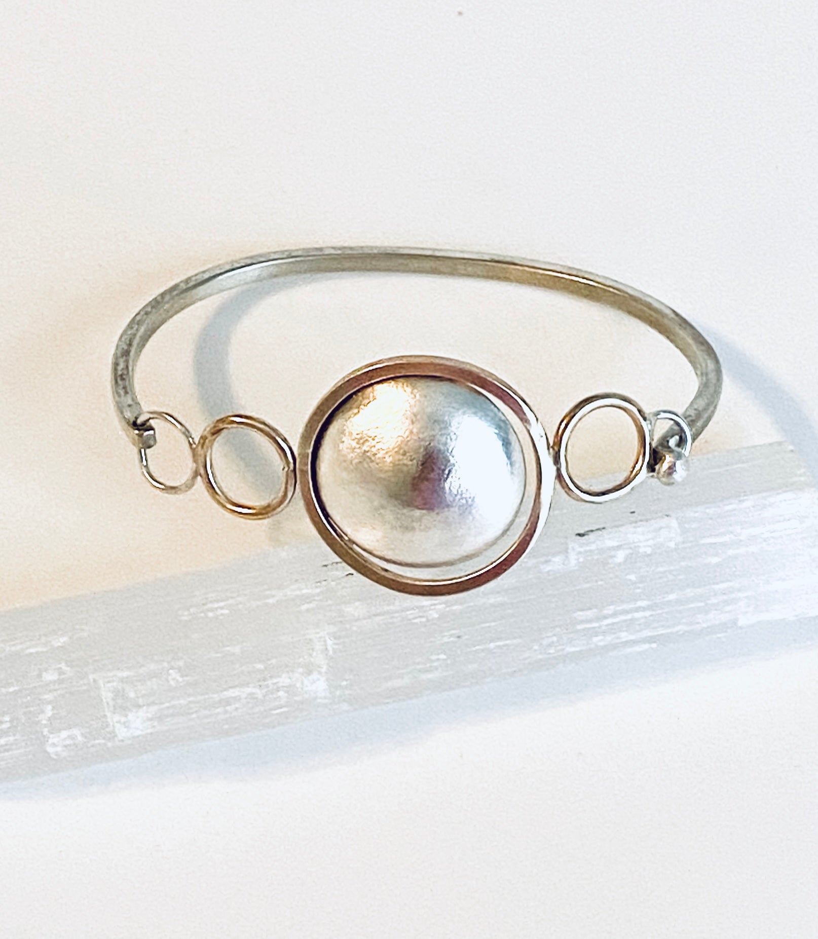 Silver Dome Bracelet