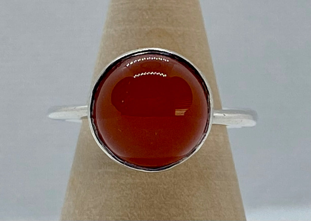 Orange Ice Cream Cone Ring
